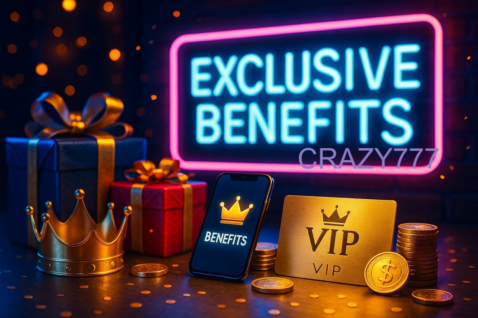 Benefícios do CRAZY777